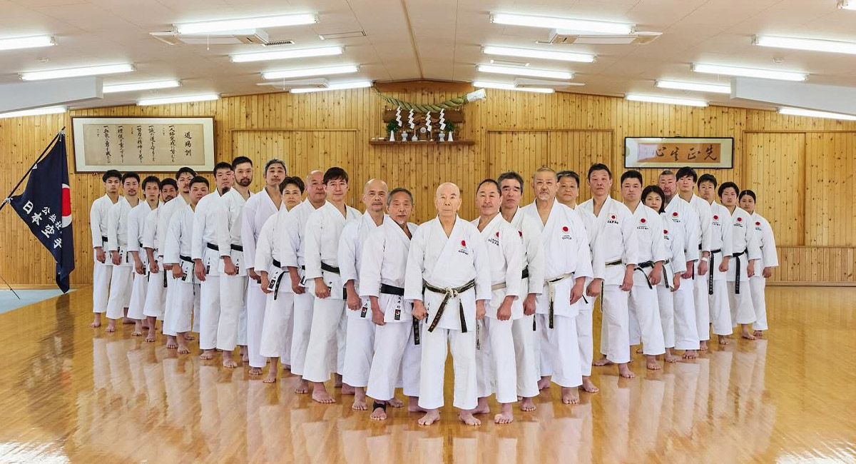 JKA HQ instructors from Japan Karate Association with JKA Shotokan Karate Club Dubai