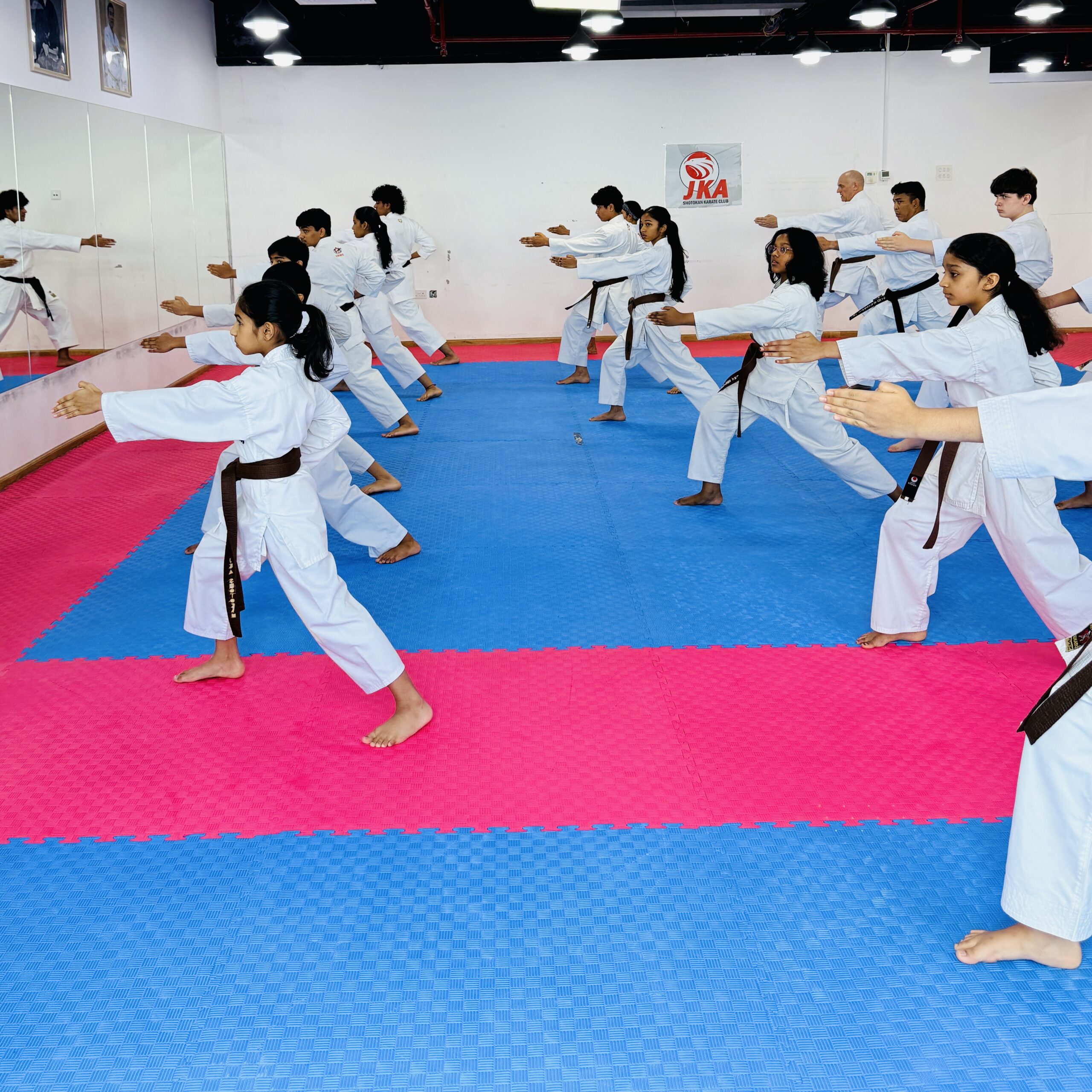 Sensei Ameer Adukkattil leading JKA Black Belt Examination Dubai 2026