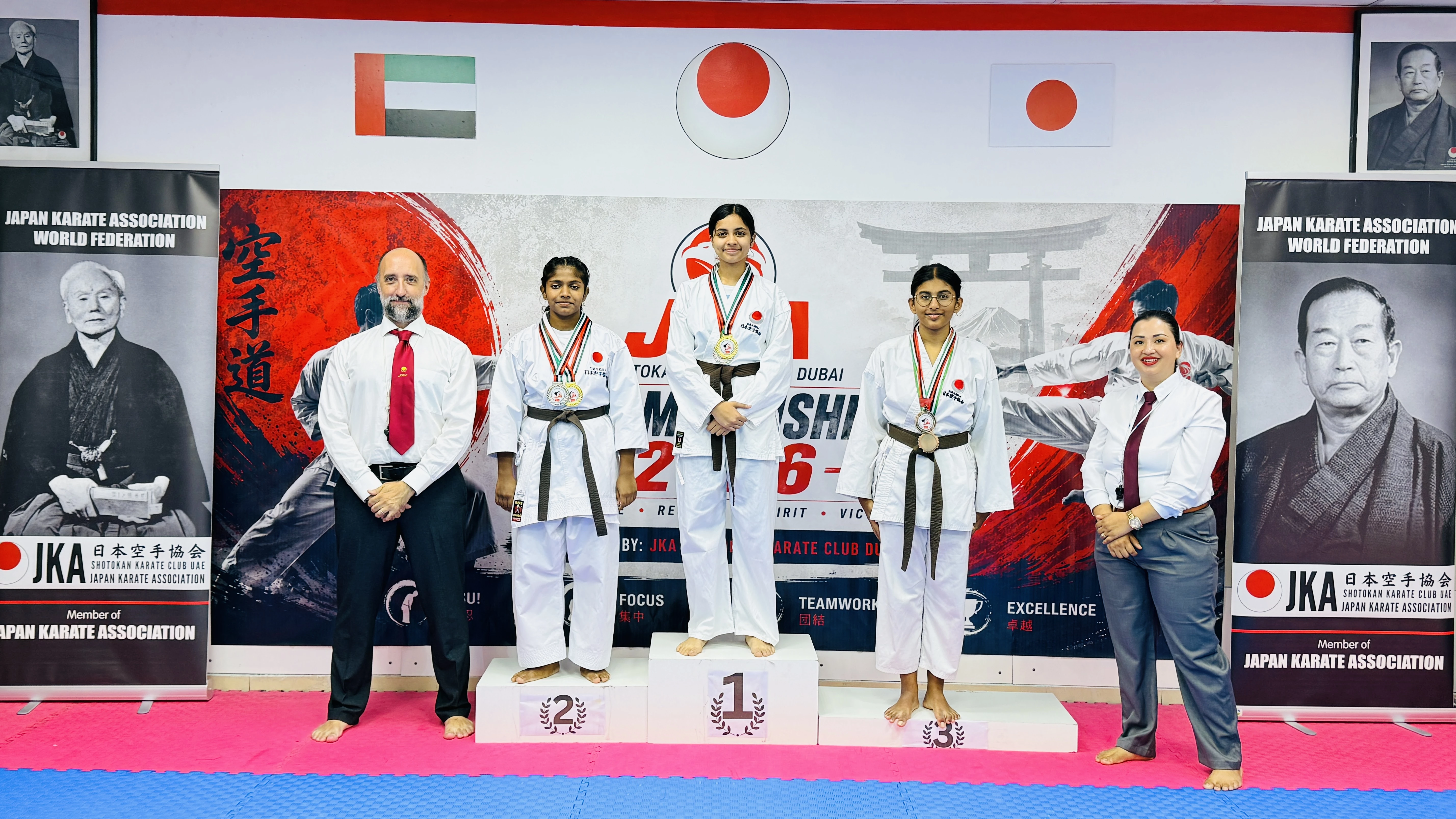 WKF and JKA kumite coaching for championship athletes in Dubai