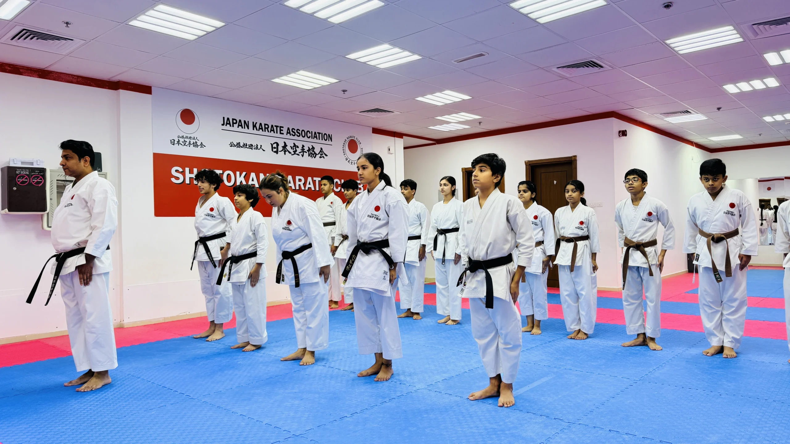 JKA black belt training in Dubai at JKA Shotokan Karate Club